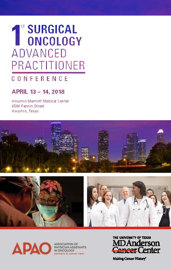 1st Surgical Oncology Advanced Practitioner Conference